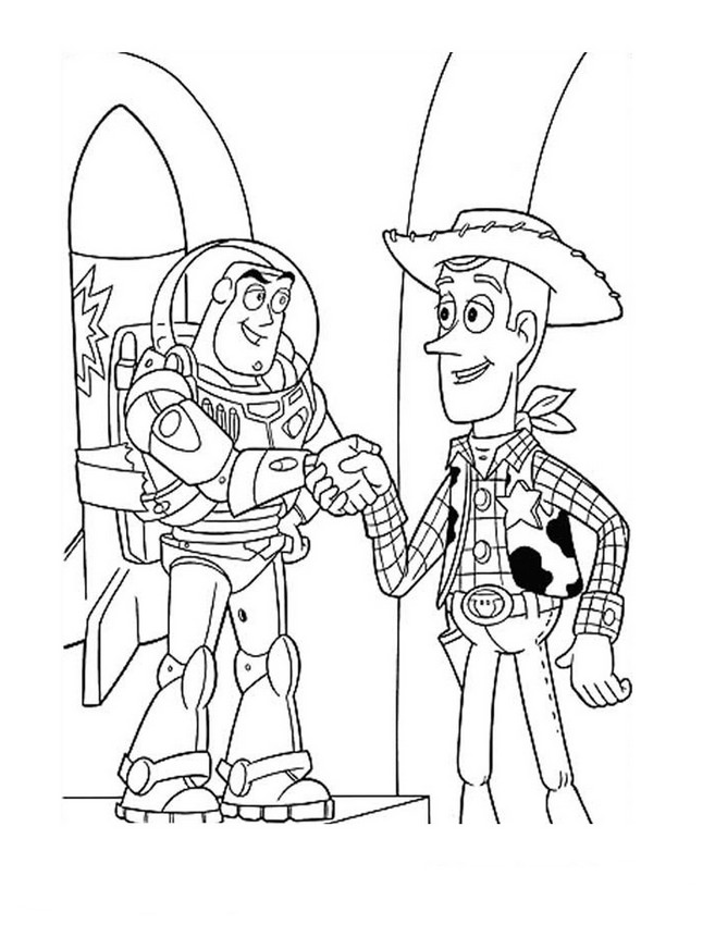 immagine Buzz e Woody sono amici