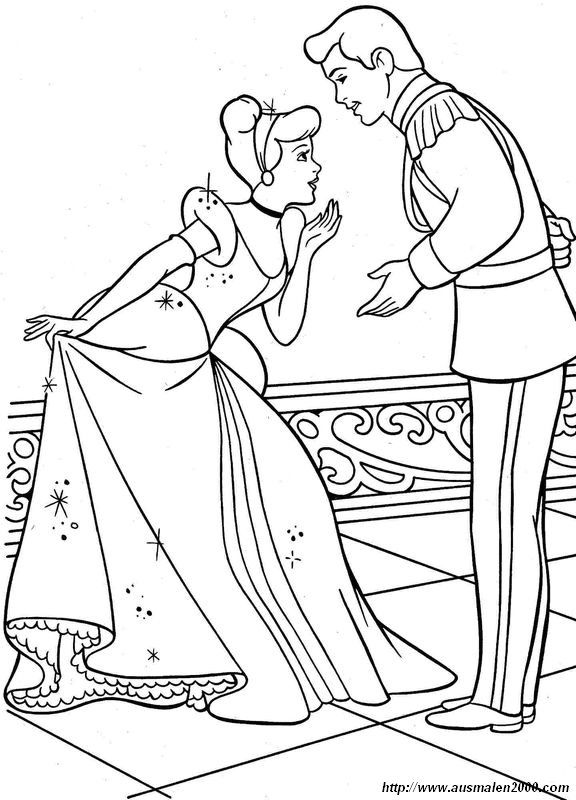 immagine Cenerentola al ballo con il suo principe
