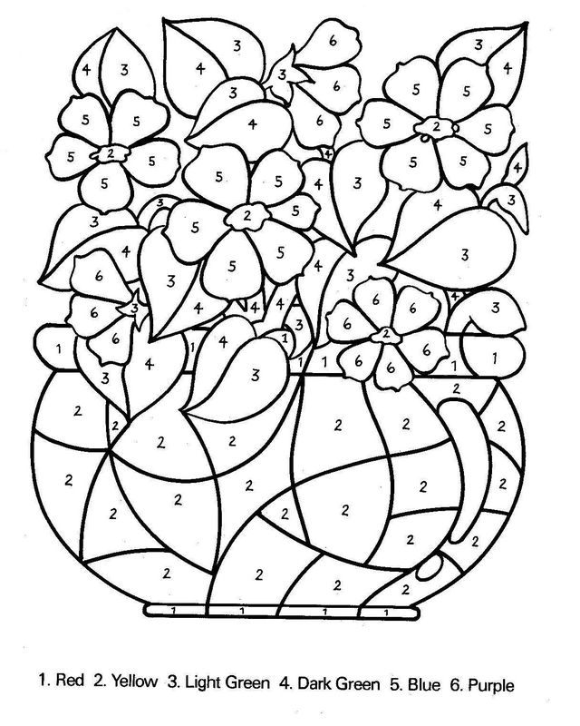 immagine Mazzo di fiori con numeri