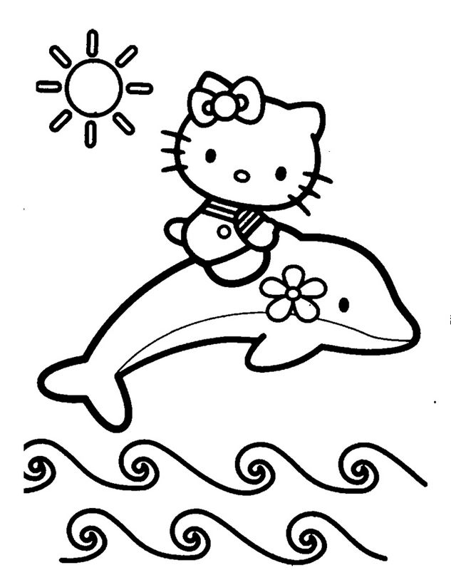 immagine Hello Kitty da colorare