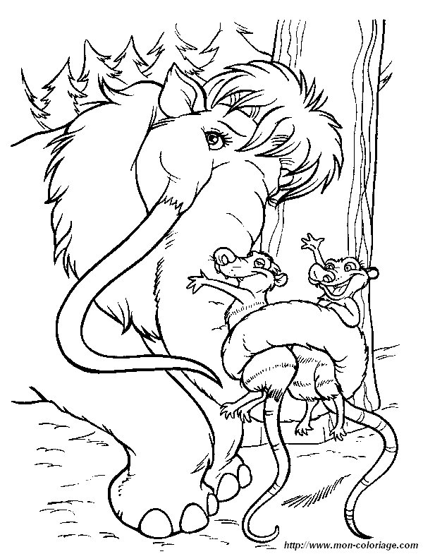 ice age the meltdown coloring pages - photo #5