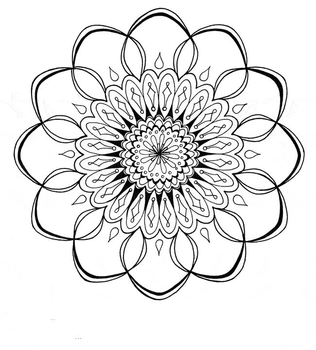immagine Un mandala fiore