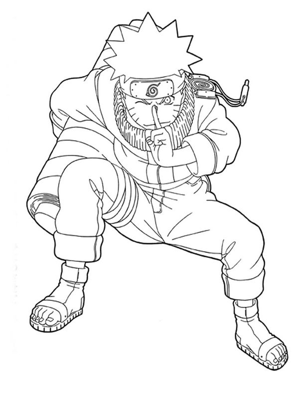 immagine Naruto Uzumaki pronto per il combattimento