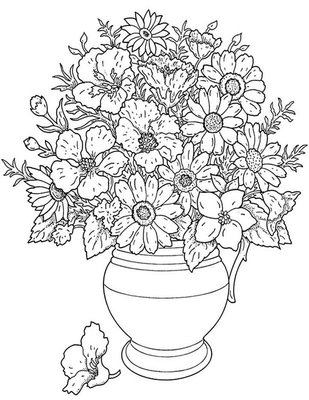 immagine Bouquet di fiori dettagliate