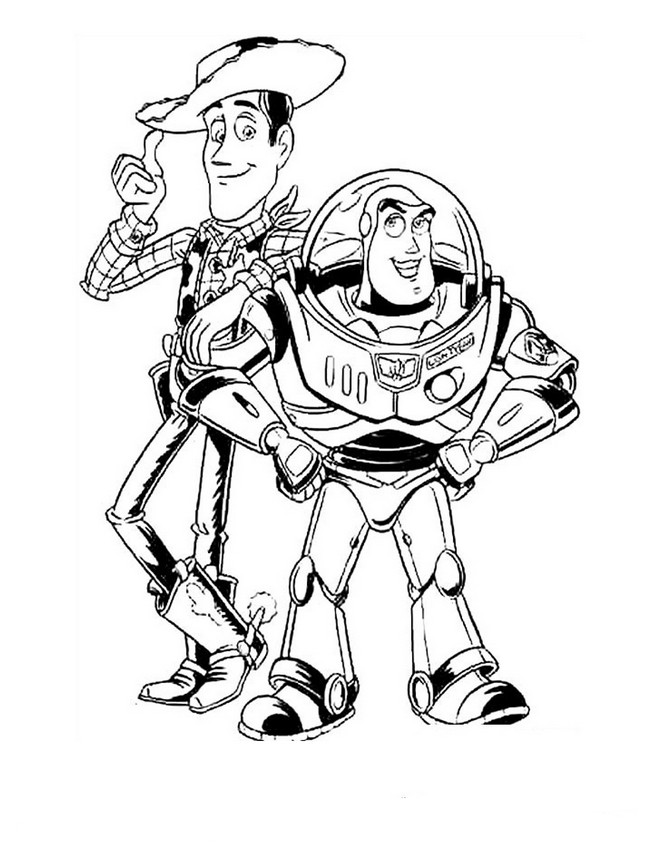 immagine Sceriffo Woody e astronauta Buzz