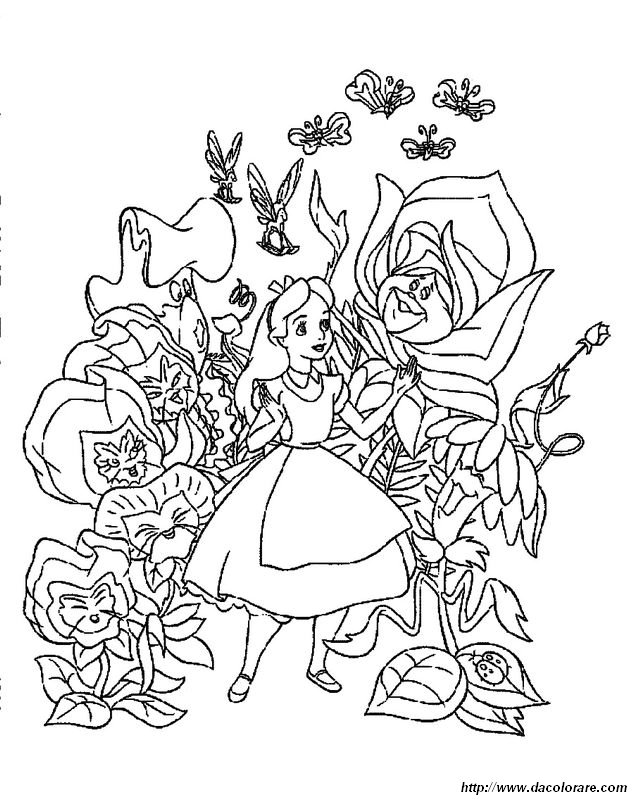 immagine Alice in un giardino magico