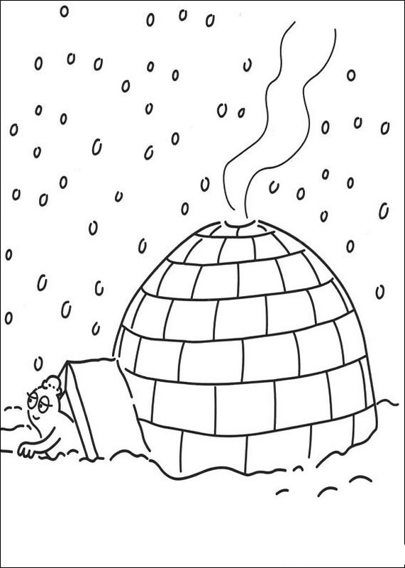 immagine Un igloo sotto la neve