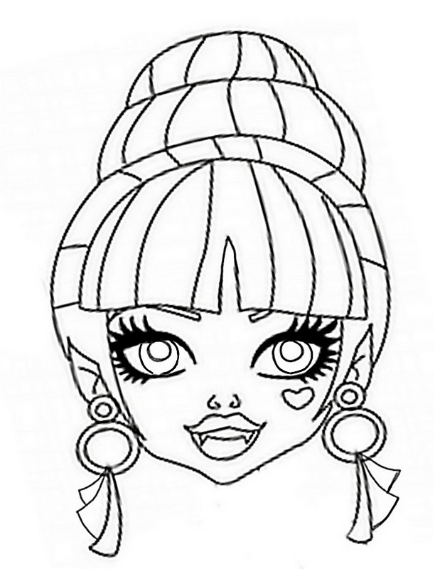 immagine Una maschera Monster High