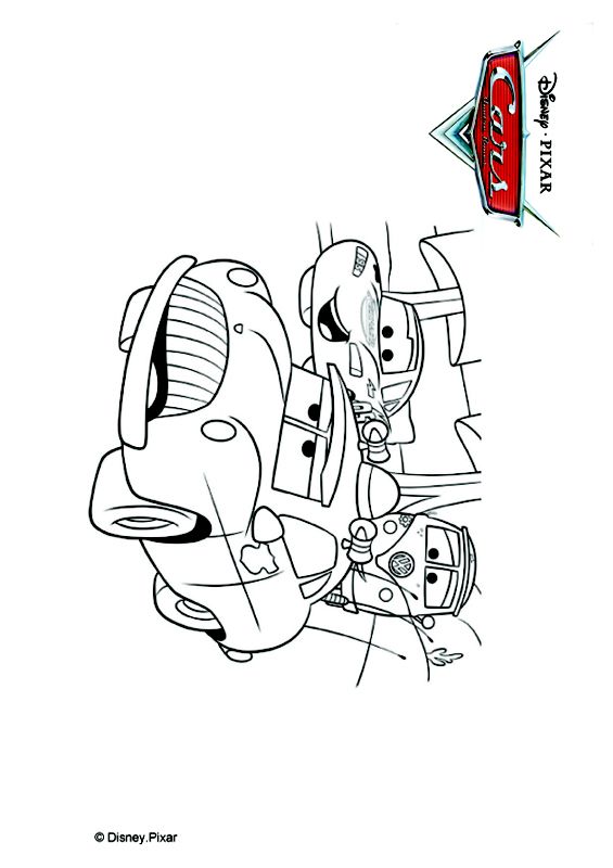 immagine Tre amici del cartone animato Cars