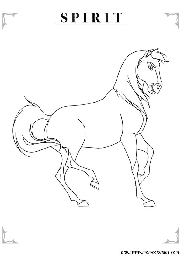 colorare cavallo disegno 3212