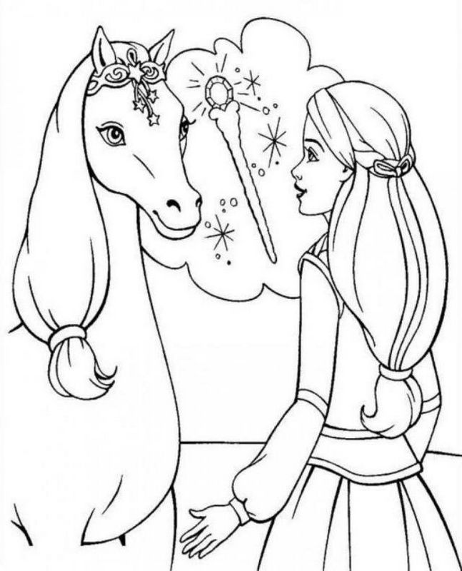 immagine Barbie e il suo cavallo magico