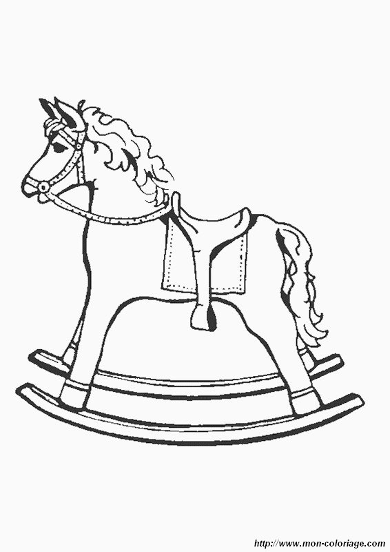 immagine cavallo a dondolo