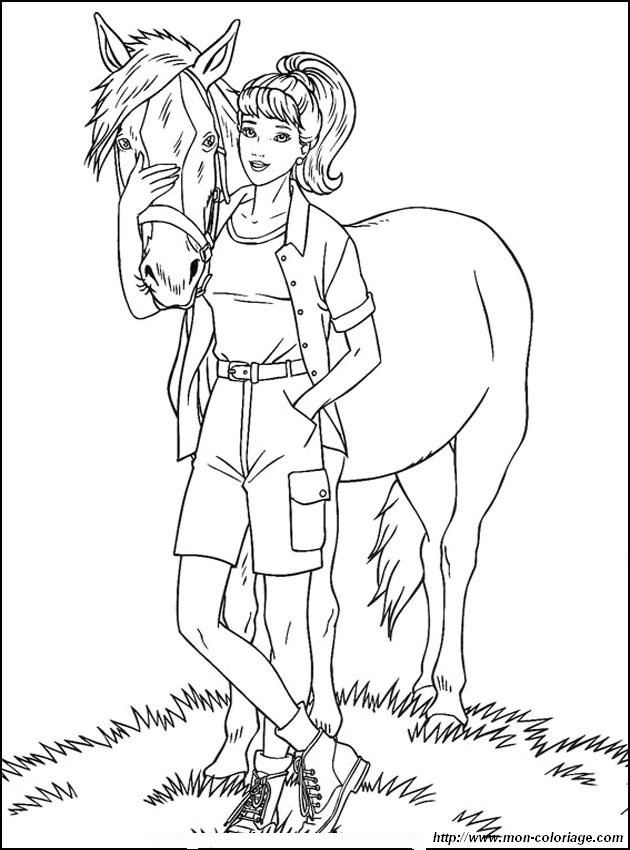 immagine con il suo cavallo