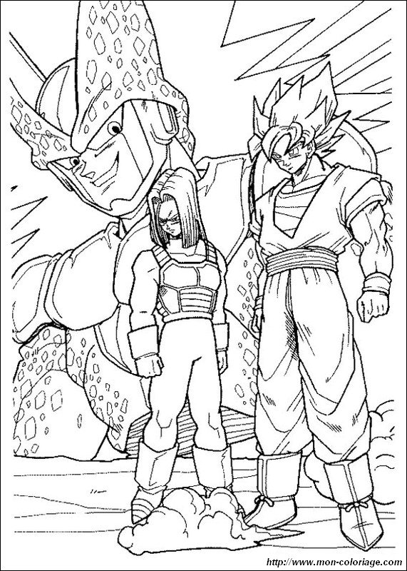 immagine son goku con trunks e cell