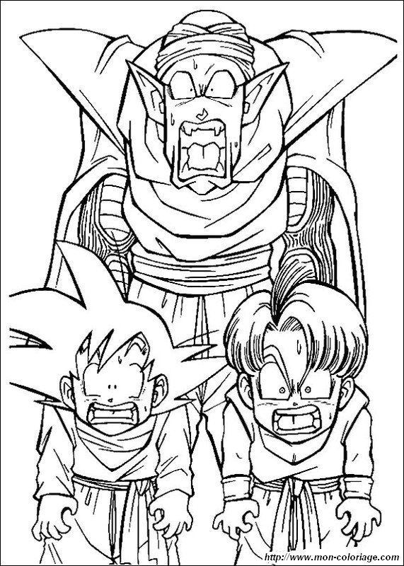 immagine son goten piccolo trunks fanno facce buffe