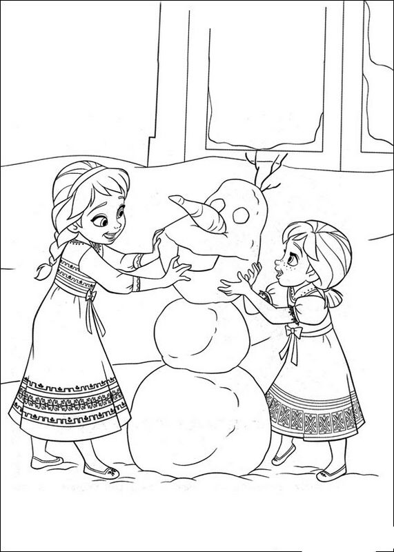 immagine Elsa Anna e Olaf