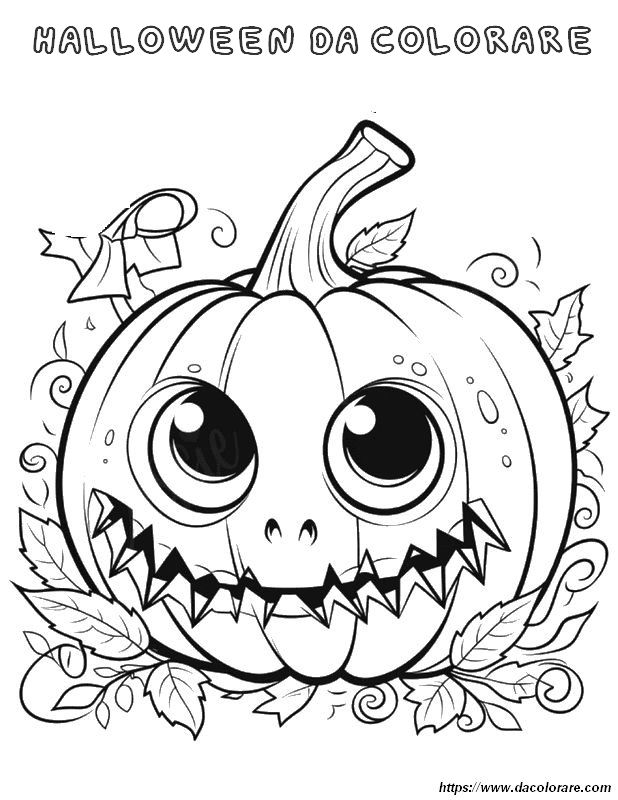 immagine In autunno i campi sono pieni di zucche mature pronte per Halloween