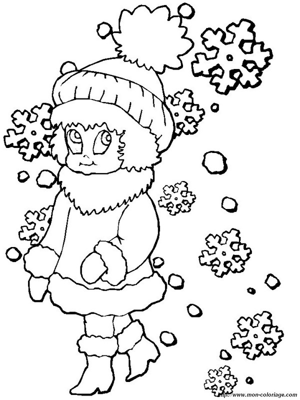 immagine ragazza inverno