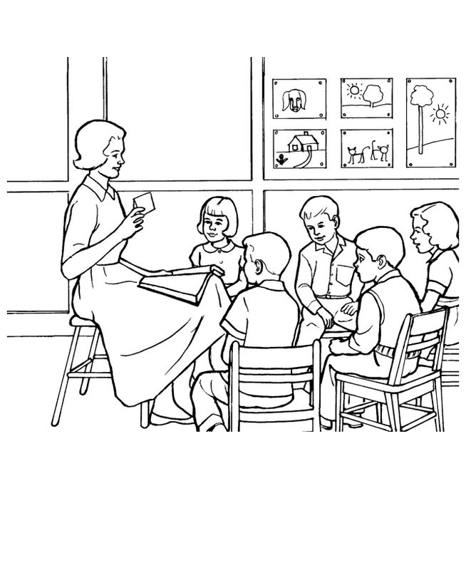 immagine Insegnante con i bambini
