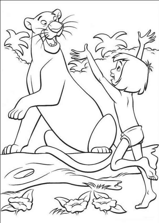 immagine Mowgli e Bagheera