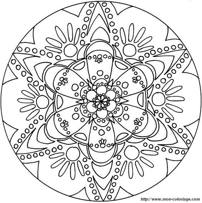 immagine mandala con fiori