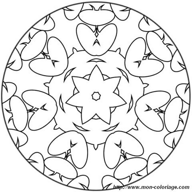 immagine mandala molti cuori