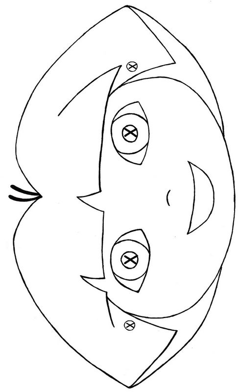 immagine Maschera di Dora per il carnevale