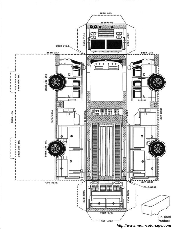 immagine camion dei pompieri