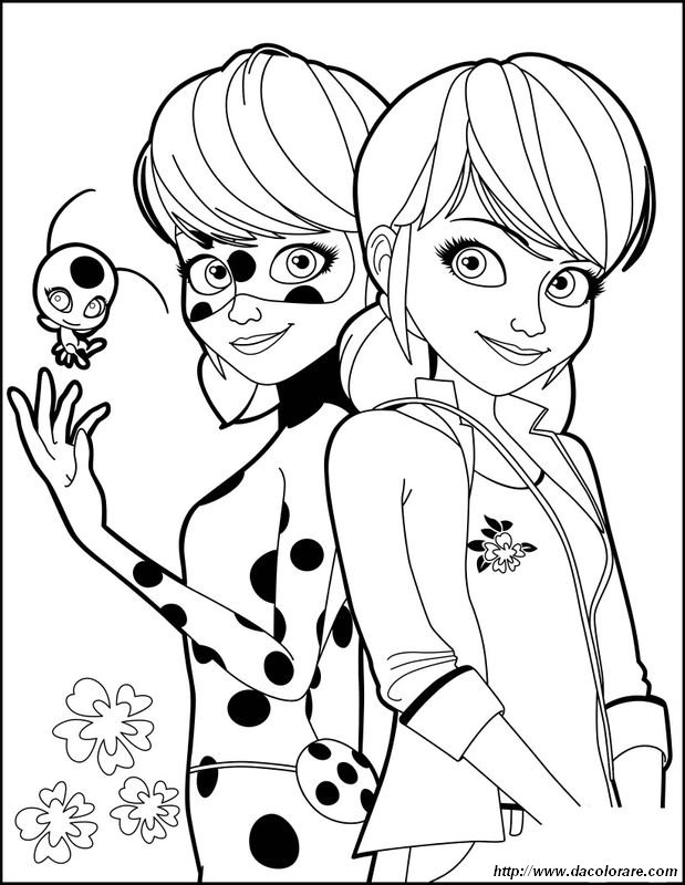 immagine Marinette e Ladybug insieme