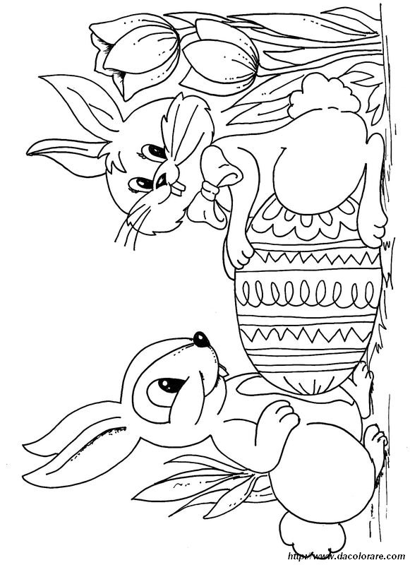immagine Due conigli e un uovo