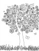 Un albero con molti simboli