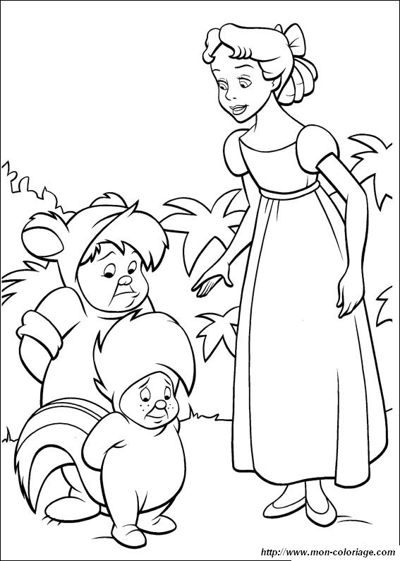 immagine coloriage peter pan 4661