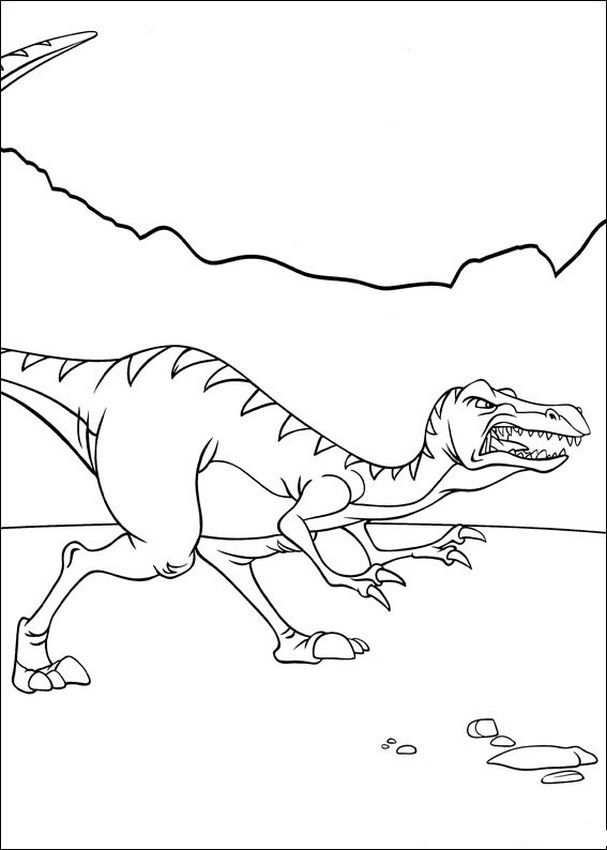 immagine Un pericoloso dinosauro