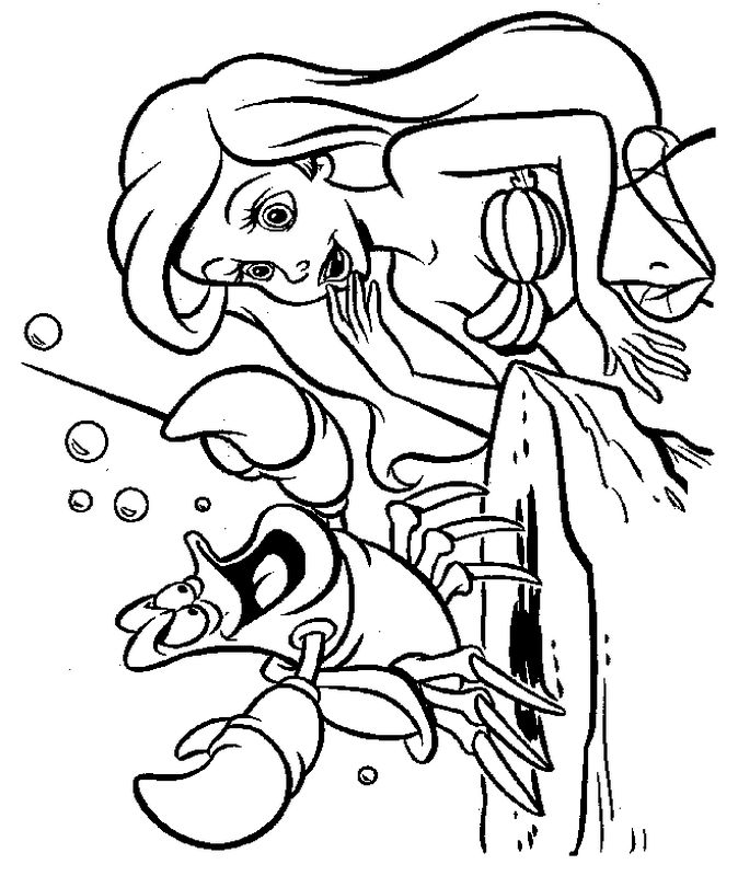 La Sirenetta Da Colorare E Stampare