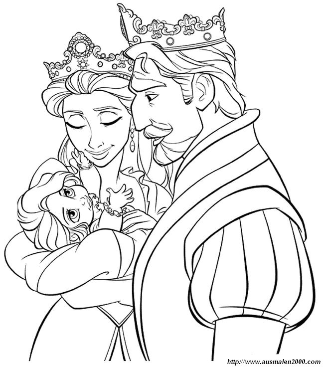 immagine Il re la regina e la principessa