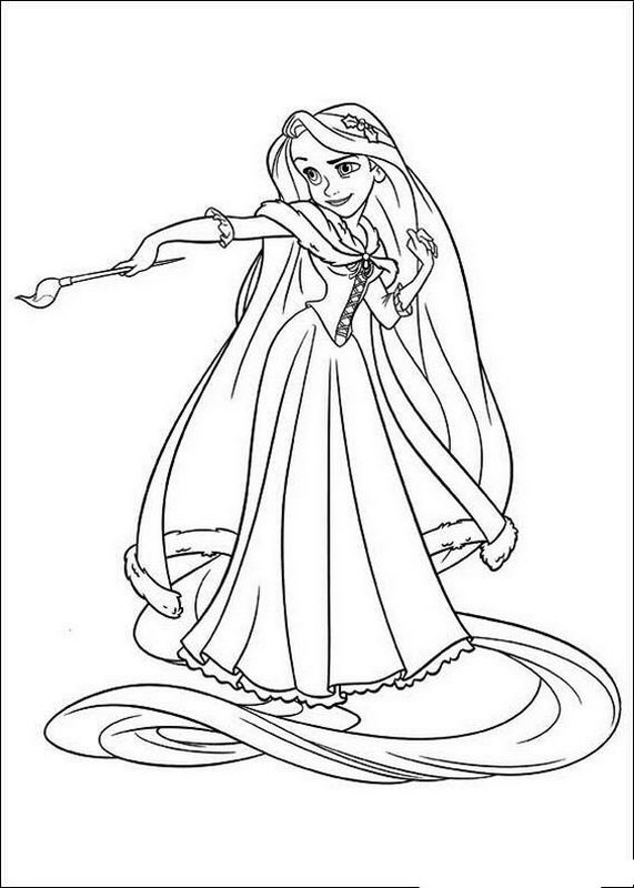 immagine La giovane principessa Rapunzel