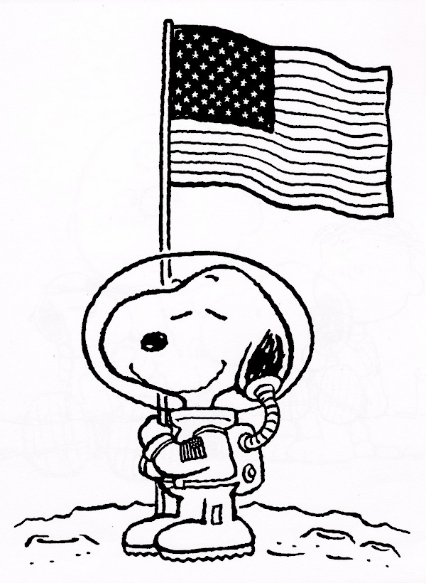 immagine Cosmonauta Snoopy