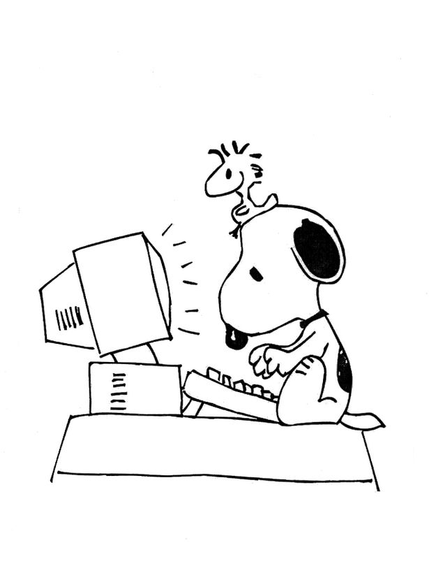 immagine Un computer per Snoopy