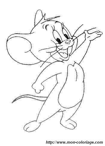 immagine colorare tom e jerry