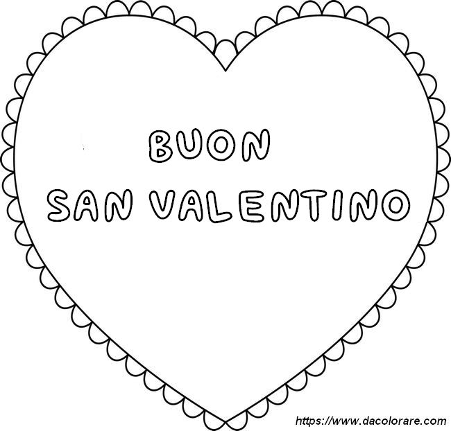 immagine Disegnata a mano per San Valentino