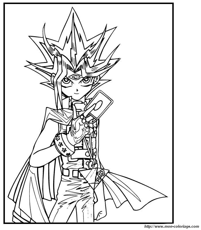 Colorare Yu Gi Oh Disegno 004 