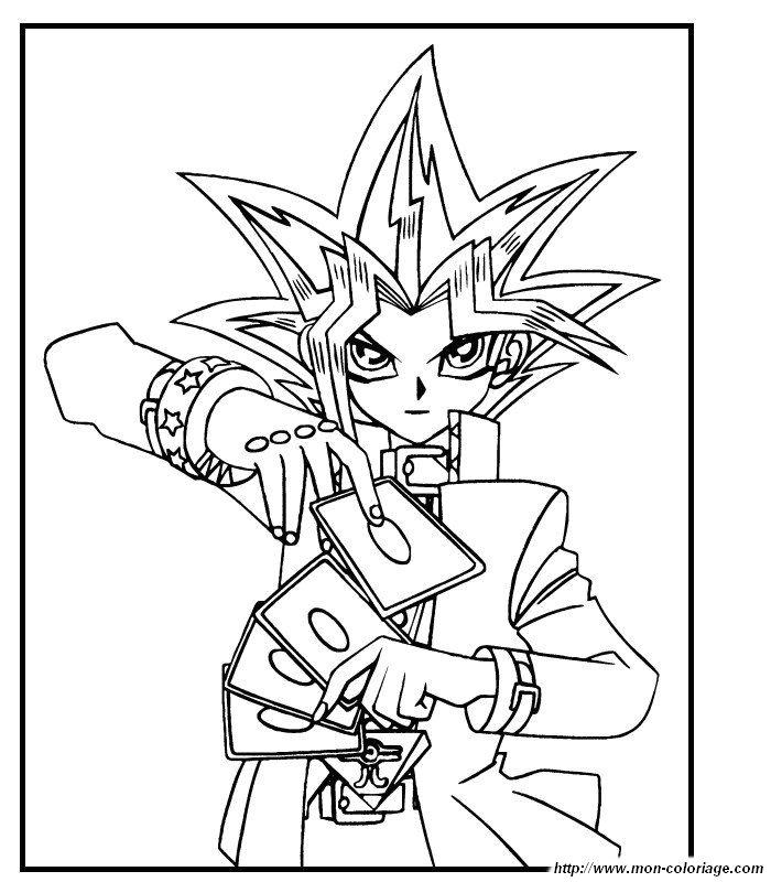 Colorare Yu Gi Oh Disegno 015 