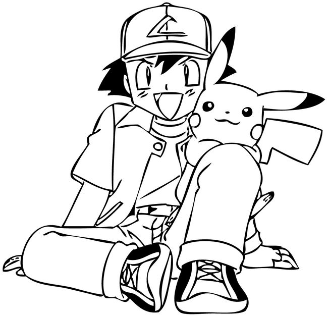 Pikachu e Ash